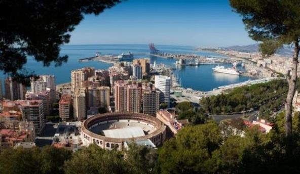Compas Suites Malaga Bagian luar foto